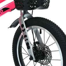 Детский велосипед 16д. Prof1 MB 16Oxic Neon Pink с корзинкой, розовый фото 37