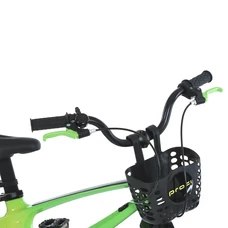 Детский велосипед 14д. Prof1 Stellar MB 141020-7 лаймовый, корзинка фото 21