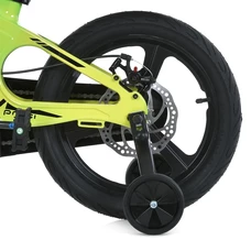 Детский велосипед 14д. Prof1 Stellar MB 141020-7 лаймовый, корзинка фото 54