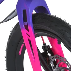 Детский велосипед 14д. Prof1 Stellar MB 141020-8 лаймовый, корзинка фото 37