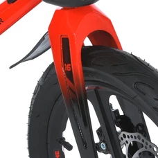 Детский велосипед 14д. Prof1 Stellar MB 141020-10 красно-черный, корзинка фото 37