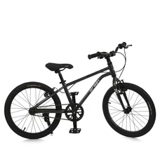 Детский велосипед 20д. Prof1 MB 20Lighty Dark Grey Forest, алюминиевая рама, графитовый