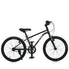 Детский велосипед 20д. Prof1 MB 20Lighty Dark Grey Forest, алюминиевая рама, графитовый фото 14