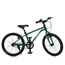 Детский велосипед 20д. Prof1 MB 20Lighty Rain Forest, алюминиевая рама, темно-зеленый