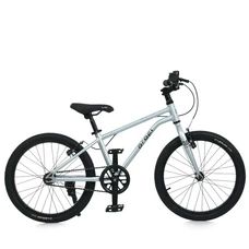 Детский велосипед 20д. Prof1 MB 20Lighty Silver, алюминиевая рама, серый фото 14