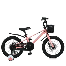 Детский велосипед 18д. MB 1883 Peony Flash, магниевая рама, корзинка, нежно-розовый фото 14