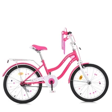 Детский велосипед Prof1 20д. MB 20062-1 Star малиновый, фонарик, зеркало, звонок фото 14