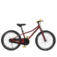 Детский велосипед 20д. MB 2007-1 красный, подножка фото 14