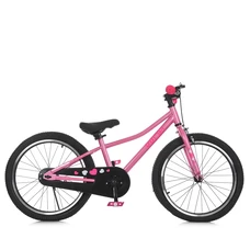 Детский велосипед 20д. MB 2007-3 розовый, подножка фото 14