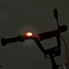 Детский велосипед 20д. Prof1 Brave MB 20021-1 красно-белый, фонарь, багажник, подножка фото 63