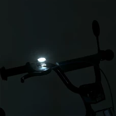 Детский велосипед 20д. Prof1 Brave MB 20023-1 хаки-белый, фонарь, багажник, подножка фото 54