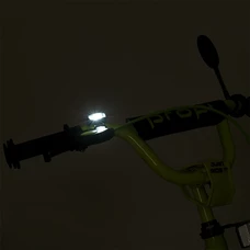 Детский велосипед Prof1 20д. MB 20013-1 Prime, салатовый, фонарик, багажник фото 54