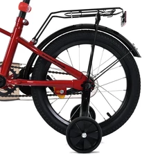 Детский велосипед 18д. MB 18021-1 Prof1 Brave, красно-белый, зеркало, звонок, фонарик фото 54