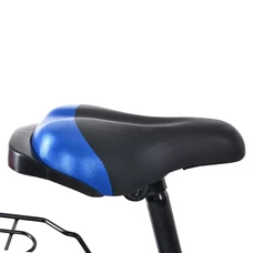 Детский велосипед 18д. MB 18022-1 Prof1 Brave, сине-белый, зеркало, звонок, фонарик фото 37