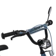 Детский велосипед 18д. MB 18023-1 Prof1 Brave, хаки-белый, зеркало, звонок, фонарик фото 21