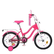 Детский велосипед 18д. MB 18062-1 Star малиновый, фонарик, зеркало, багажник фото 14