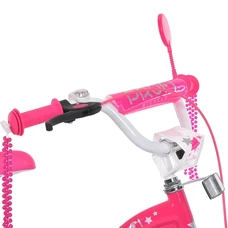 Детский велосипед 18д. MB 18062-1 Star малиновый, фонарик, зеркало, багажник фото 21