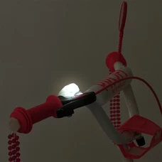 Детский велосипед для девочки 18д. MB 18042-1 Princess, малиновый, фонарик, багажник фото 63