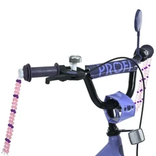 Детский велосипед 18д. MB 18043-1 Princess, сиреневый, фонарик, багажник фото 21