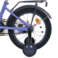 Детский велосипед 18д. MB 18043-1 Princess, сиреневый, фонарик, багажник фото 54