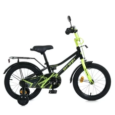 Детский велосипед Prof1 18д. MB 18015-1 Prime, черно-салатовый, фонарик, зеркало, звонок фото 14
