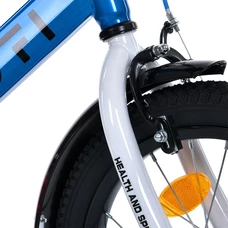 Детский велосипед 16д. Prof1 Brave MB 16022-1 с фонариком, сине-белый фото 37