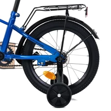 Детский велосипед 16д. Prof1 Brave MB 16022-1 с фонариком, сине-белый фото 54