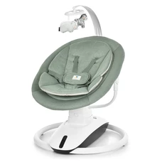 Убаюкивающий центр - шезлонг 9312 зеленый 2 в 1 наклон спинки регулируется