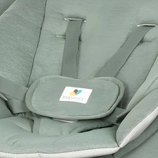 Убаюкивающий центр - шезлонг 9312 зеленый 2 в 1 наклон спинки регулируется фото 21