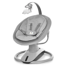 Убаюкивающий центр - шезлонг 9313 серый 2 в 1 наклон спинки регулируется