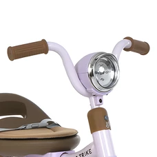 Трехколесный велосипед Turbo Trike MT 1037-1 Beige бежевый с ручкой фото 14