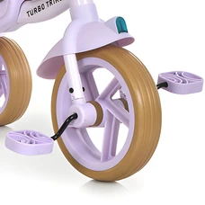 Трехколесный велосипед Turbo Trike MT 1037-1 Beige бежевый с ручкой фото 21