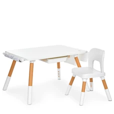 Детский столик Bambi M 6319-1 со стульчиком белая поверхность