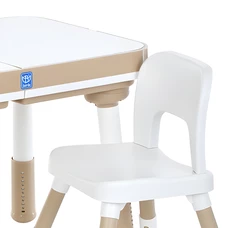 Детский столик Bambi M 6320-13 бежевый со стульчиком съемная столешница фото 21