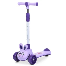 Детский самокат iTrike JR3-181-V фиолетовый с тремя колесами