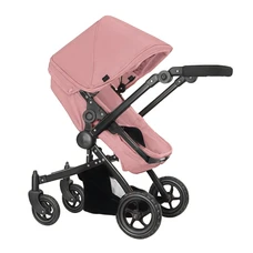 Коляска для куклы 2 в 1 Carrello Maestro 9651B Powder pink нежно-розовый с сумочкой фото 41