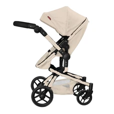 Коляска для куклы 2 в 1 Carrello Fortuna 9695 Cream кремовая с сумочкой фото 21