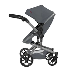 Коляска для куклы 2 в 1 Carrello Fortuna 9695 Grey серая с сумочкой фото 21