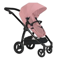 Коляска для куклы 2 в 1 Carrello Ultra 9696 Powder pink нежно-розовая с сумочкой фото 14