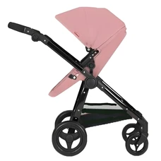 Коляска для куклы 2 в 1 Carrello Ultra 9696 Powder pink нежно-розовая с сумочкой фото 21