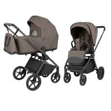 Универсальная коляска 2 в 1 Carrello Ultra CRL-6556 Sugar Brown коричневая с сумочкой фото 14