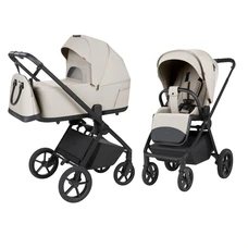 Универсальная коляска 2 в 1 Carrello Ultra CRL-6556 Milk Grey светло-серая с сумочкой фото 14
