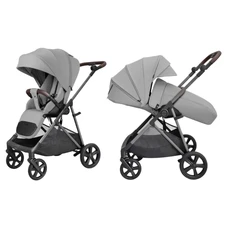Прогулочная коляска Carrello Costa CRL-5534 Platinum Grey серая с реверсивным блоком фото 21