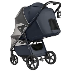 Прогулочная коляска Carrello Bravo Lite CRL-5529 Midnight Blue темно-синяя с чехлом на ножки фото 14