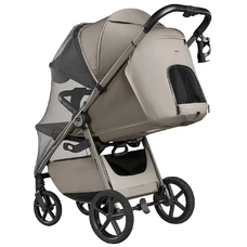 Прогулочная коляска Carrello Bravo Lite CRL-5529 Oak Beige бежевая с чехлом на ножки фото 14