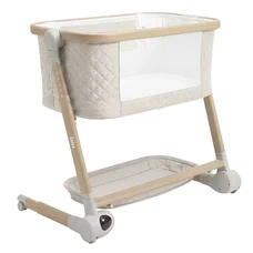 Детская приставная кроватка Carrello Salsa CRL-16507 Cremio Beige бежевая