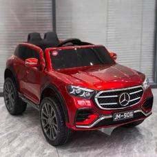 Детский электромобиль M 6355EBLRS-3 красный Mercedes с мягким сиденьем
