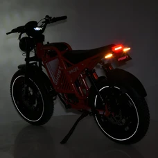 Электрофэтбайк Prof1 Ghost 20д. GS-2002 серый с мотором 1000W фото 31