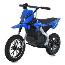 Детский кроссовый мотоцикл M 6076AL-4 синий Kawasaki с мотором 350W
