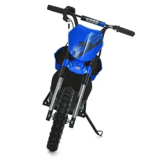 Детский кроссовый мотоцикл M 6076AL-4 синий Kawasaki с мотором 350W фото 14